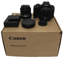 CANON EOS R100 4K VIDEO 24.2MP MIRRORLESS CAMERA W/RF-S18-45MM + RF 50MM LENS